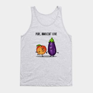 Eggplant and Peach Tank Top